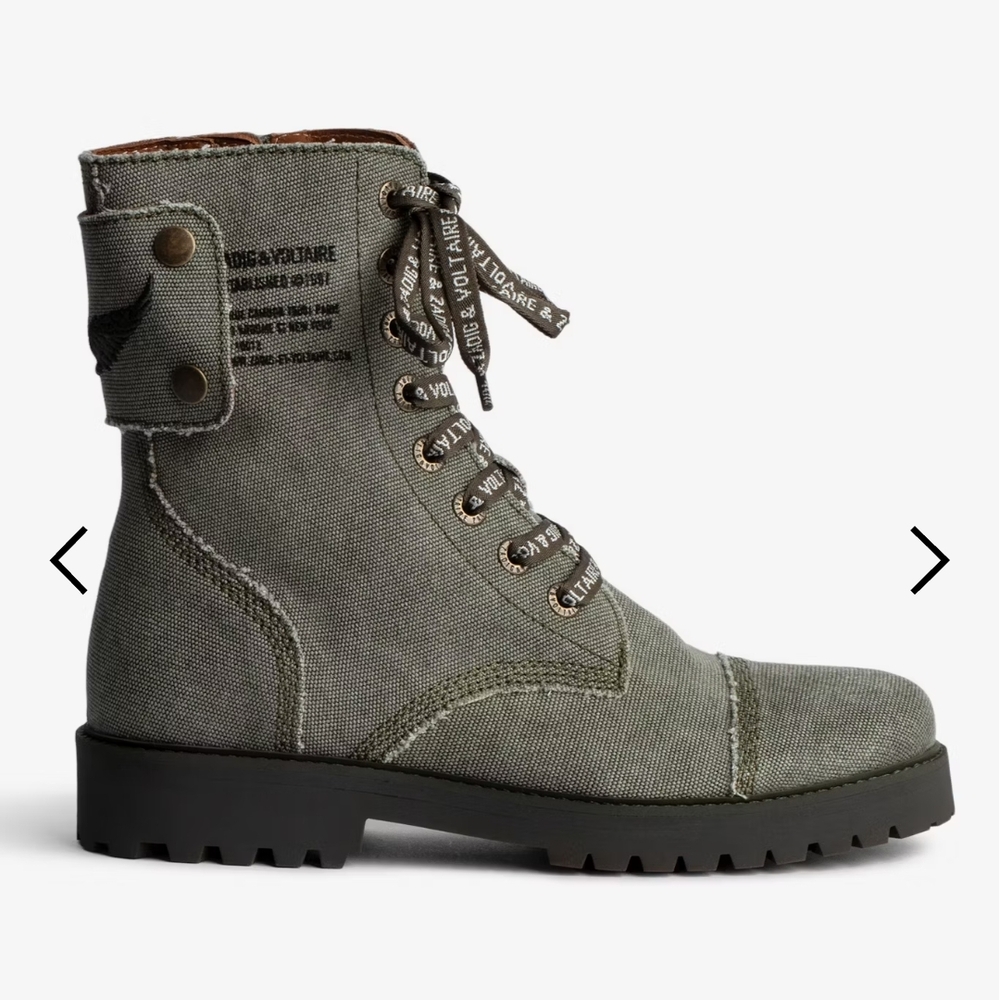 Zadig & Voltaire Green Ankle Boots